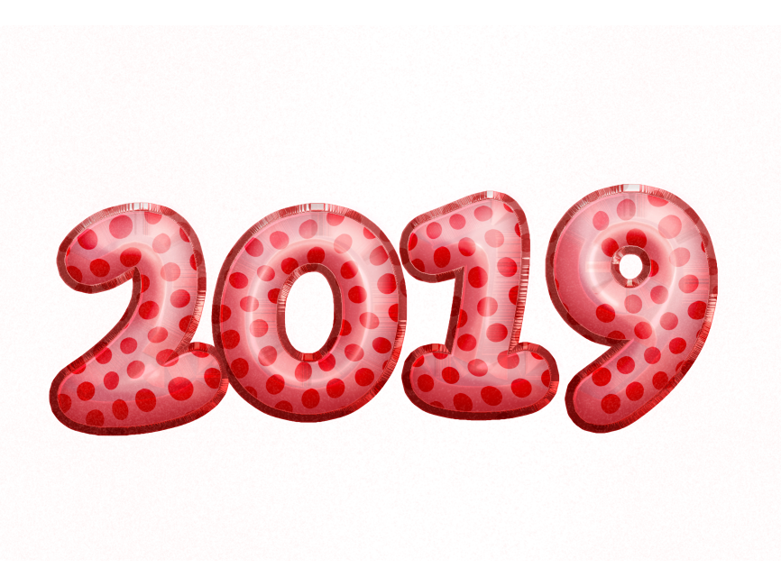 2019 Balloon Text