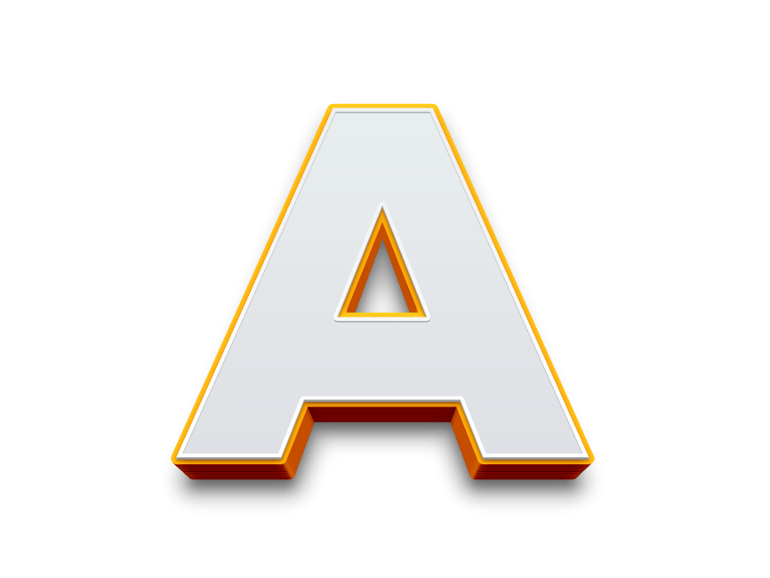 3D Letter A