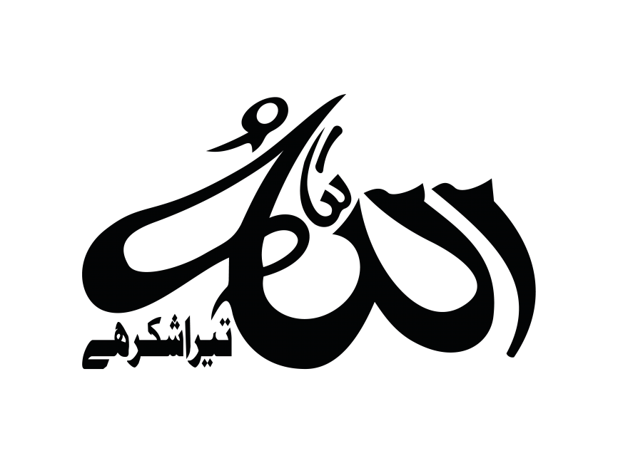 Allah Name Calligraphy