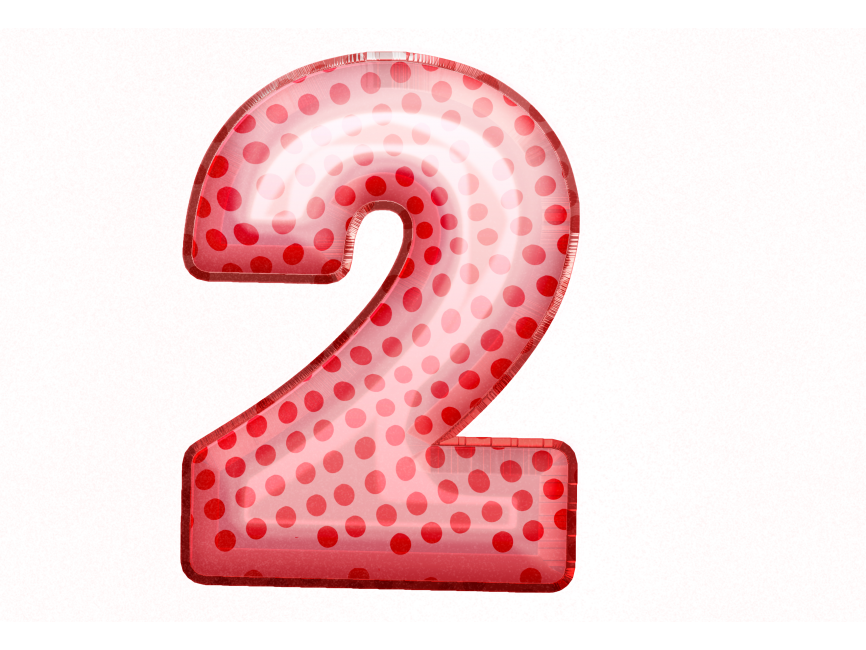 Balloon Style 2 Number