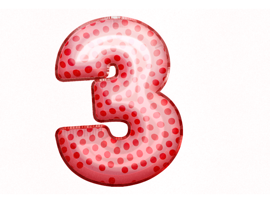 Balloon Style 3 Number