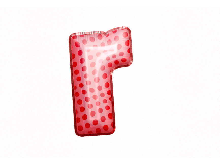 Balloon Style Letters r