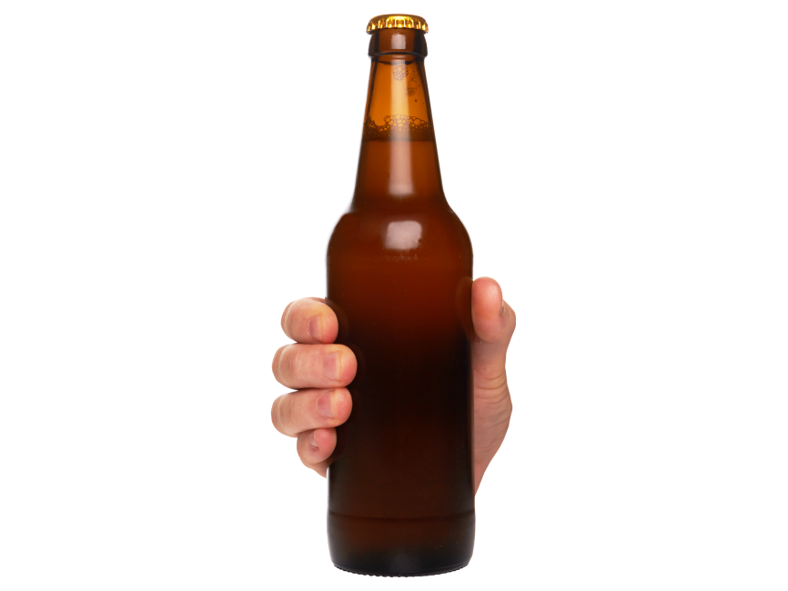 Beer Bottle in Hand