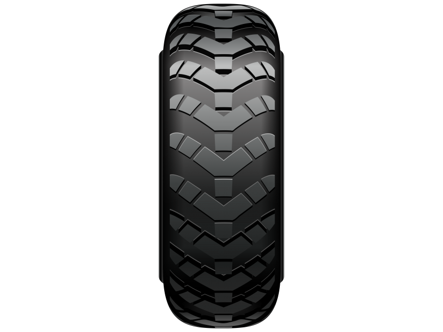 Black Car Tire