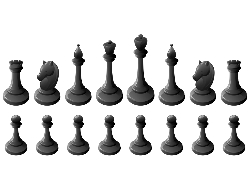 Black Chess Pieces