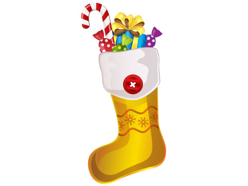 Christmas Stocking with Candy Cane