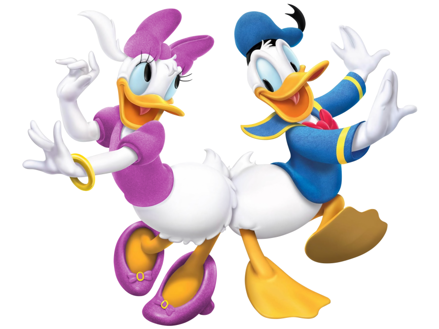 Donald Duck and Daisy