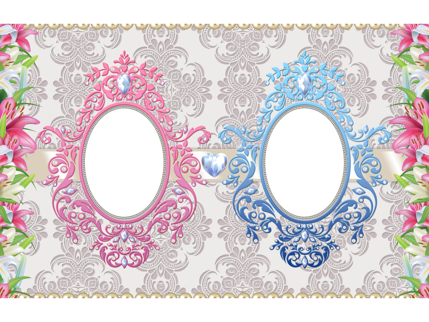Double Decorative Transparent Frame