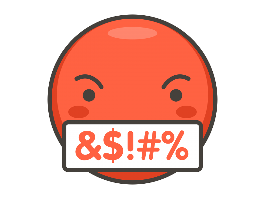 Face With Symbols on Mouth Emoji