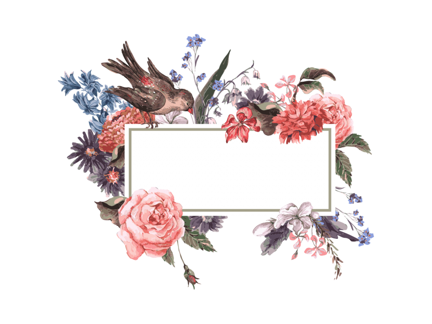 Flower Wedding invitation