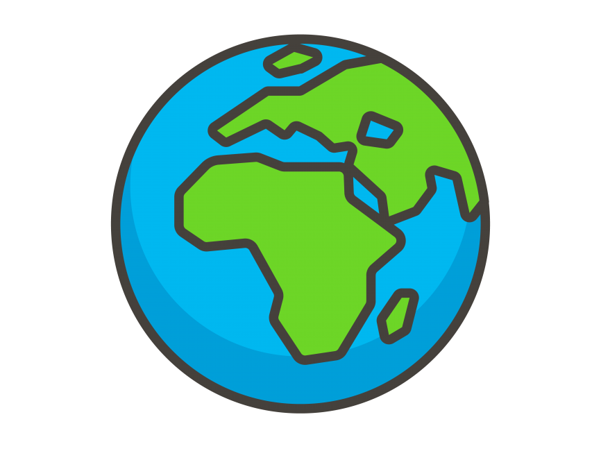 Globe Showing Europe and Africa