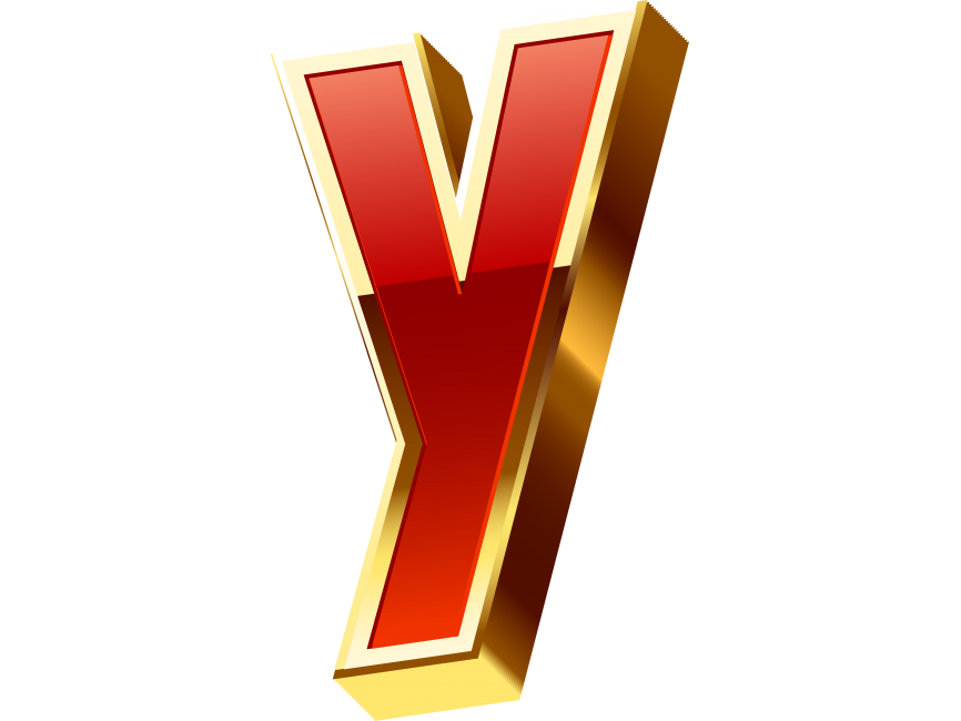 Golden Y Letter