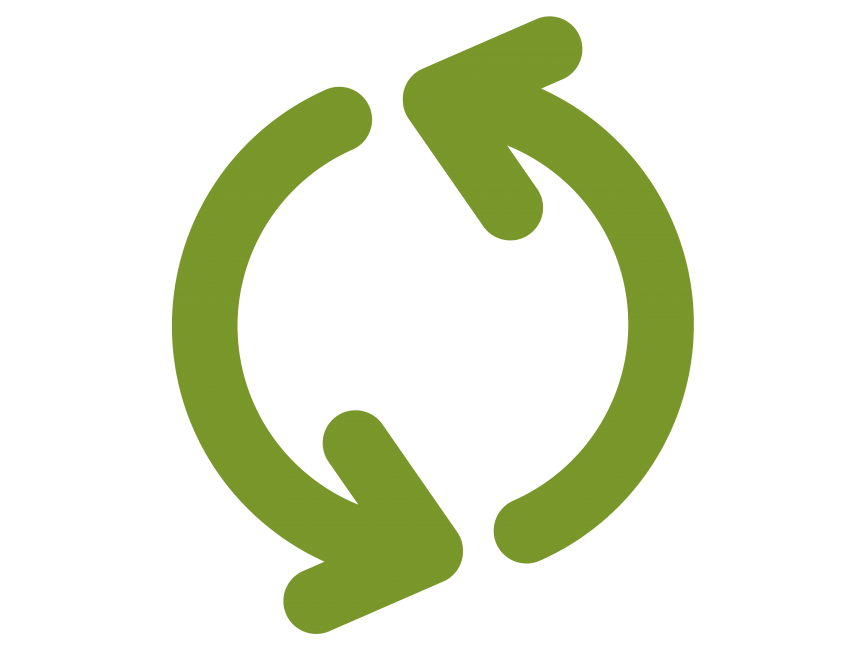 Green Recycle Arrow