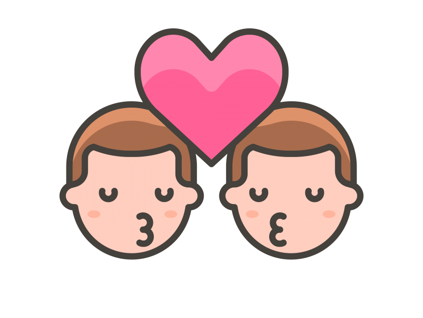 Kiss Man Man Emoji