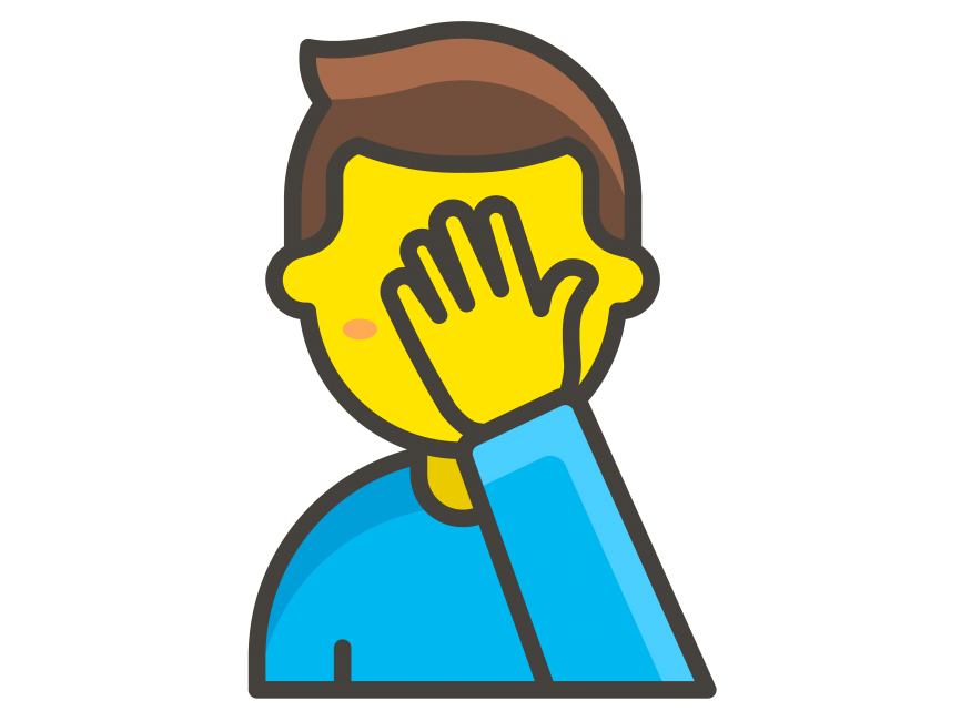 Man Facepalming Emoji