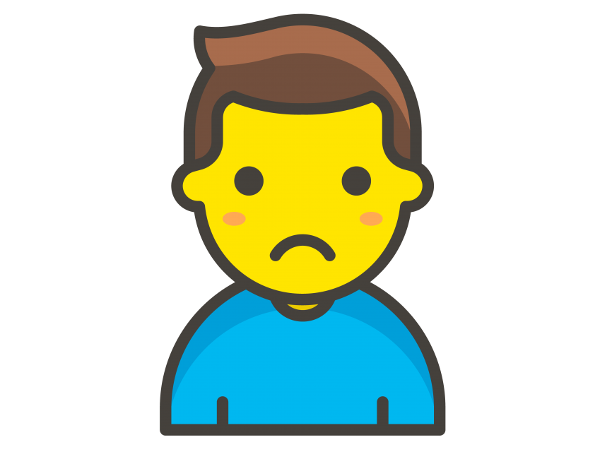 Man Frowning Emoji