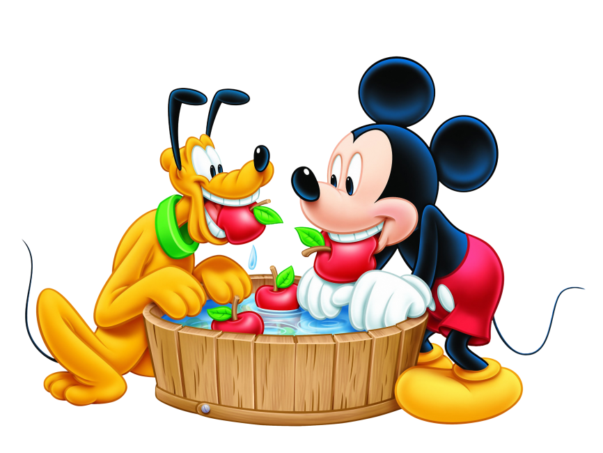 Mickey Mouse and Pluto
