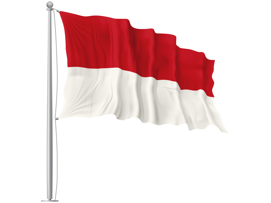 Monaco Waving Flag