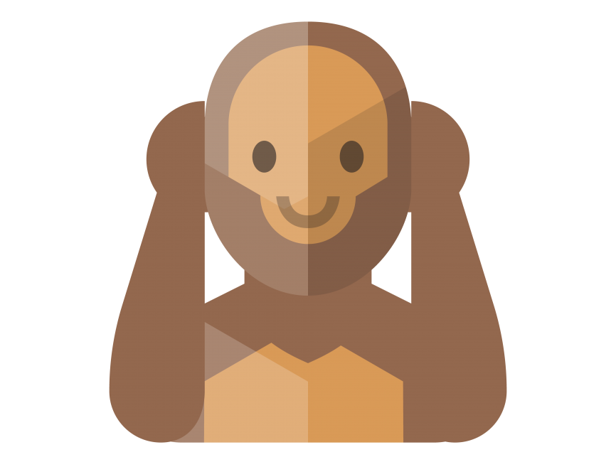 Monkey Hear No Evil Emoji