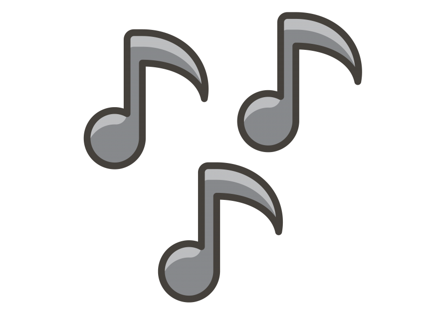 Musical Notes Emoji Icon