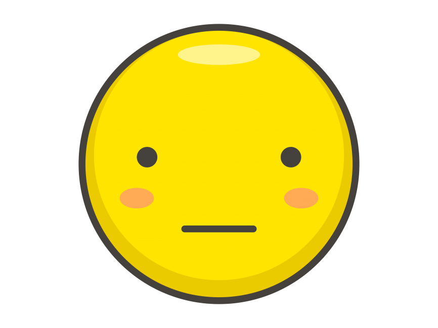 Neutral Face Emoji
