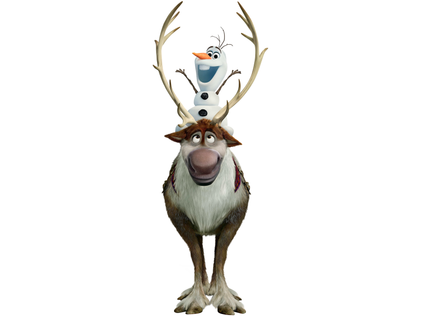 Olaf and Sven Frozen