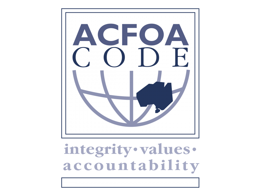 ACFOA Code Logo