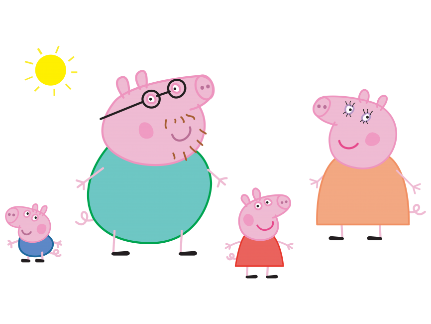 Peppa Pig Family Logo