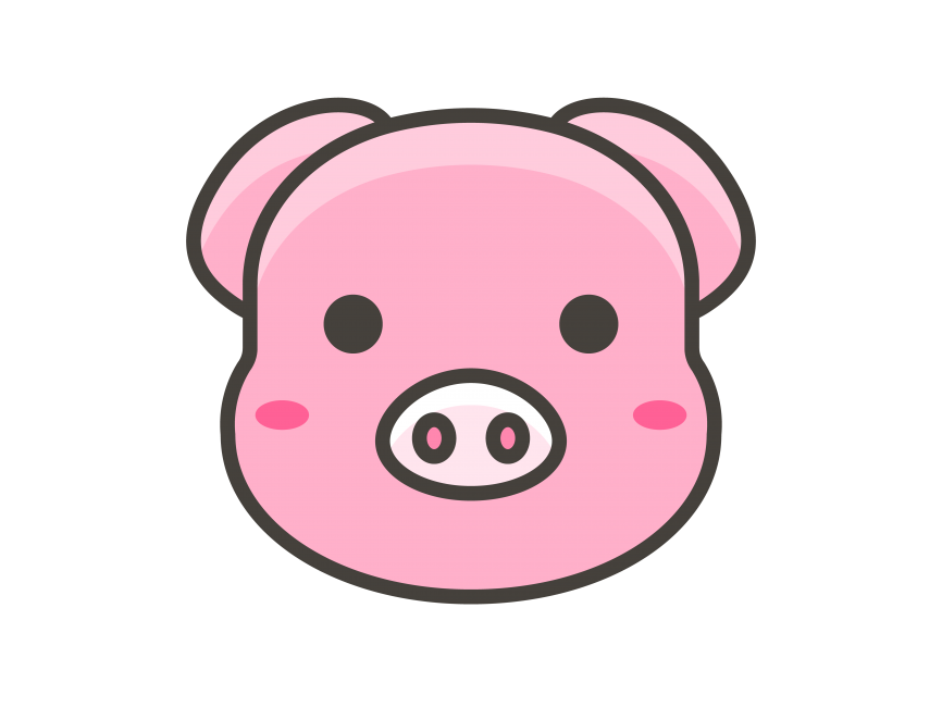 Pig Face Emoji Icon
