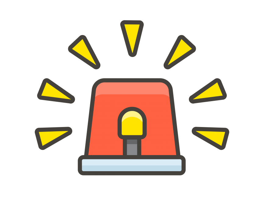 Police Car Light Emoji Icon