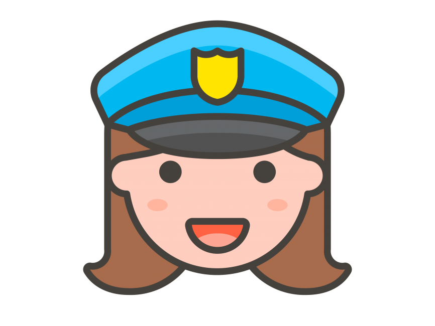 Police Woman Officer Emoji