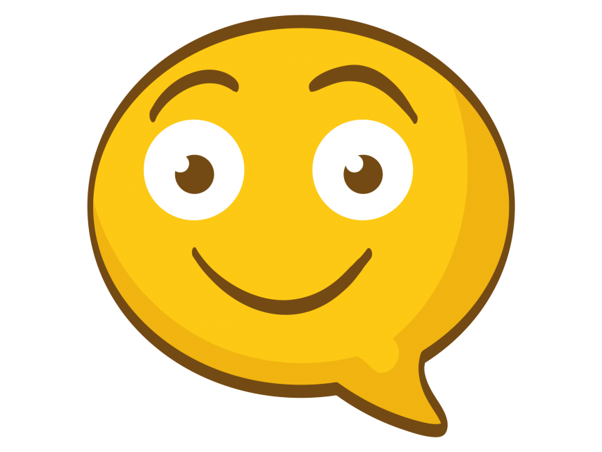 Speech Bubble Shaped Emoji