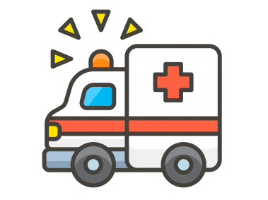 Ambulance Emoji Car