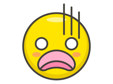 Anguished Face Emoji