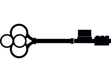 Antique Keys Silhouette