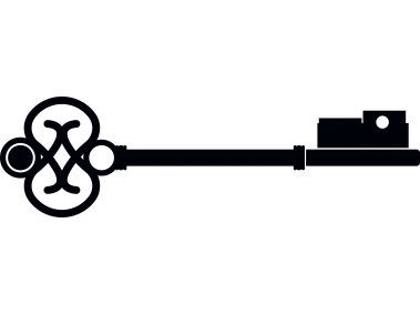 Antique Keys Silhouette