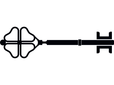 Antique Keys Silhouette