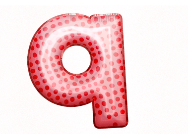Balloon Style Letters q