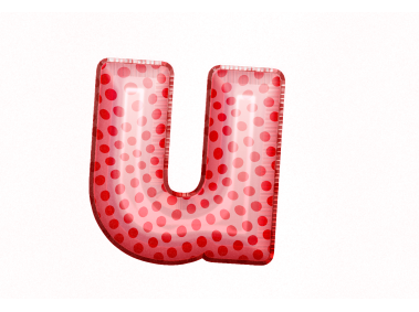 Balloon Style Letters u
