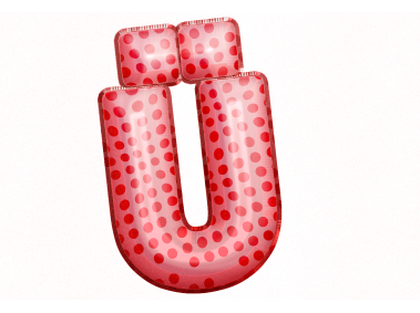 Balloon Style Letters Ü