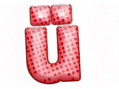 Balloon Style Letters ü