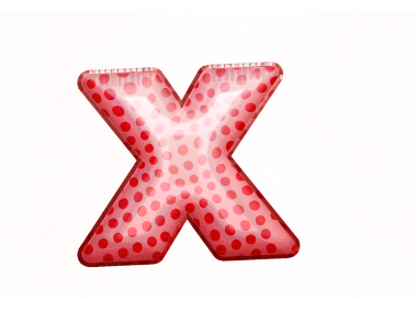 Balloon Style Letters x