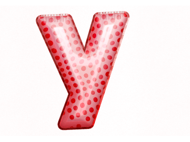 Balloon Style Letters y