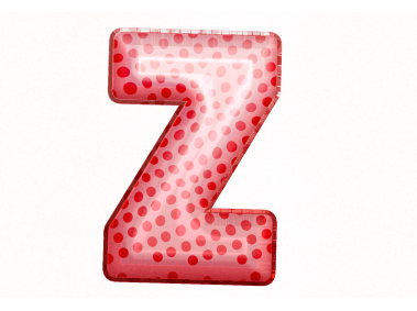 Balloon Style Letters Z