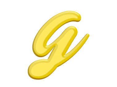 Banana Style Letter G