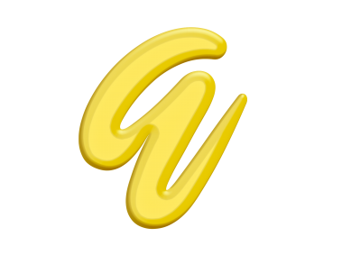 Banana Style Letter Q
