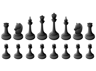 Black Chess Pieces