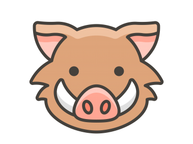 Boar Emoji Icon