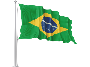 Brazil Waving Flag