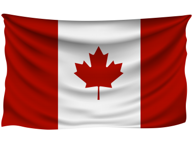 Canada Wrinkled Flag